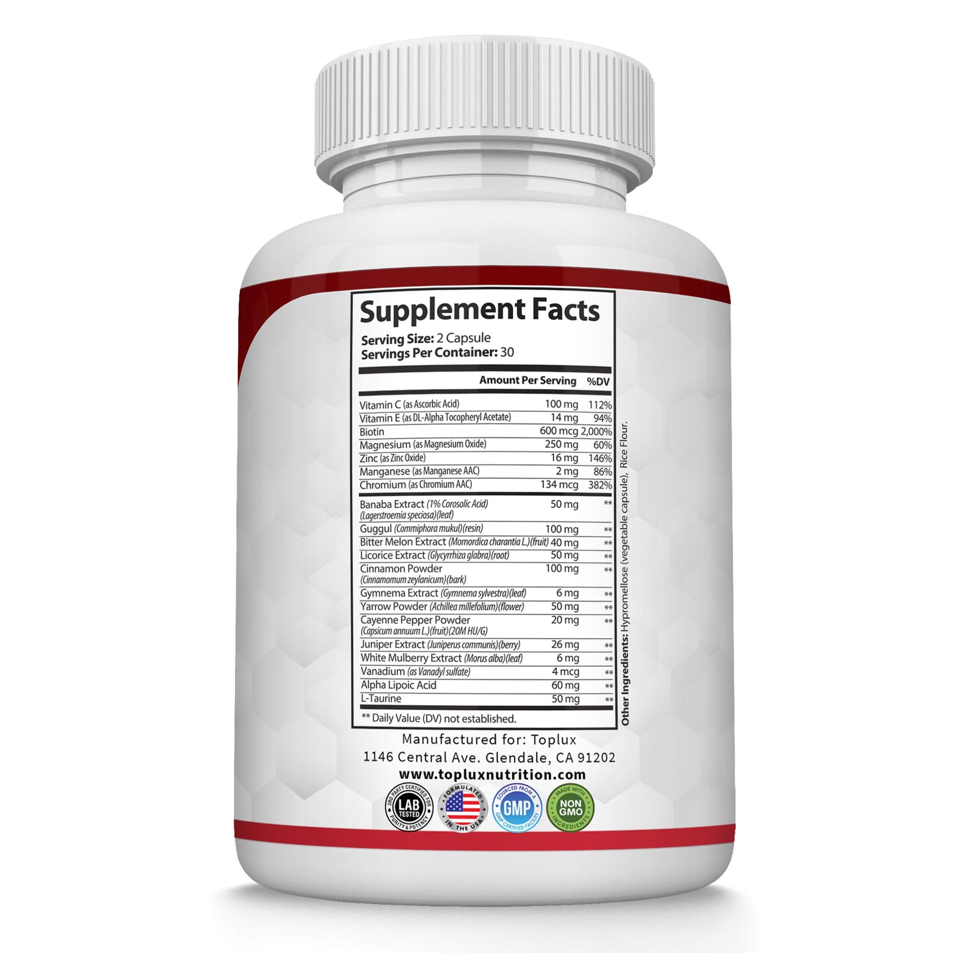 Blood Sugar Complex Supplement - Supports Healthy Blood Sugar Levels Already Within Normal Range All Natural with Cinnamon, Bitter Melon, Chromium, Mulberry, Al - dailyvitalstore