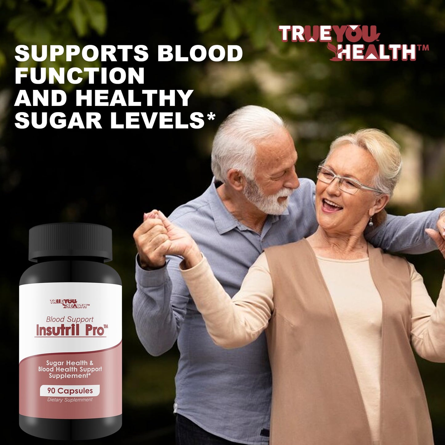 Blood Support Insutril Pro - Our Best Sugar Health & Blood Health Support Supplement - Circulatory Health Support - Blood Balance Blood Boost Blood Circulation Supplements - Health Blood Balance Pills - dailyvitalstore