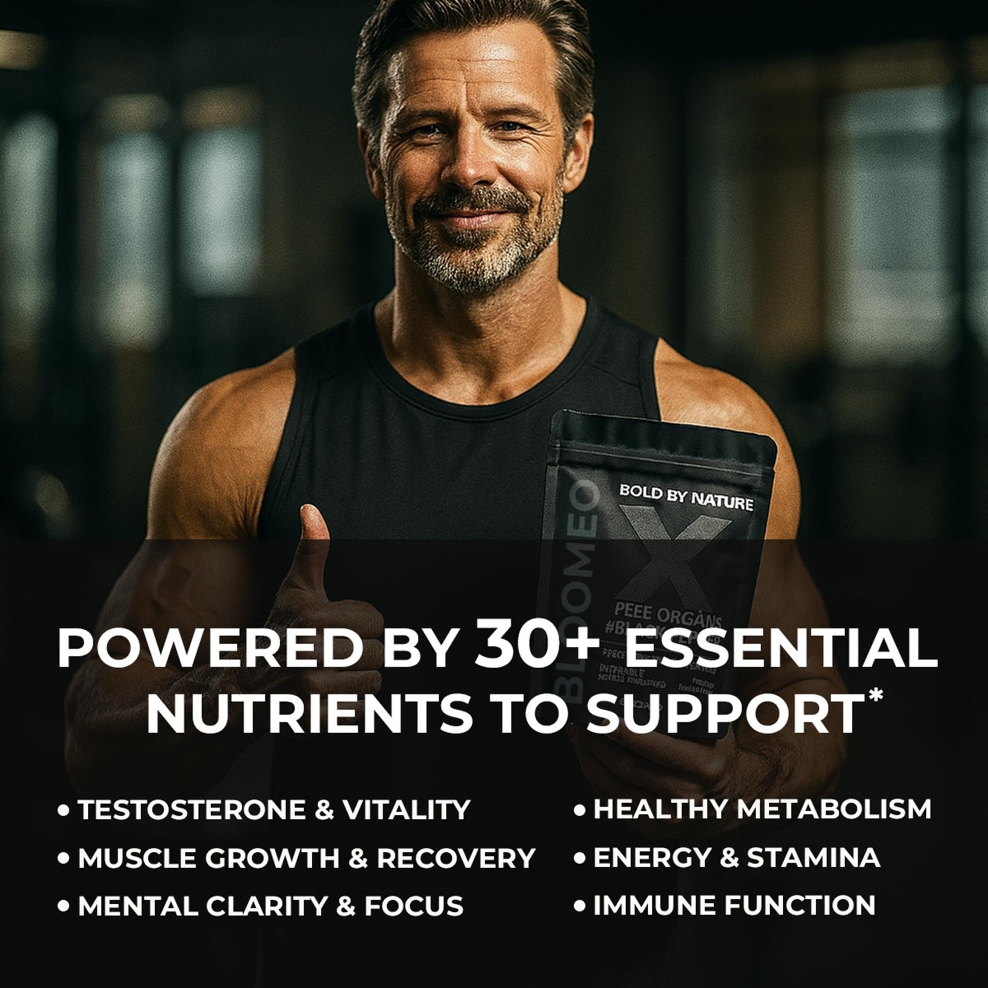 Bloomeo Beef Organ Supplement for Men | 100% Grass Fed Beef Liver Capsules with Bull Testicle, Prostate, Bone Marrow & More X: Ancestral Superfoods for Vital Energy, Immunity & Men’s Health, 180 ct - dailyvitalstore
