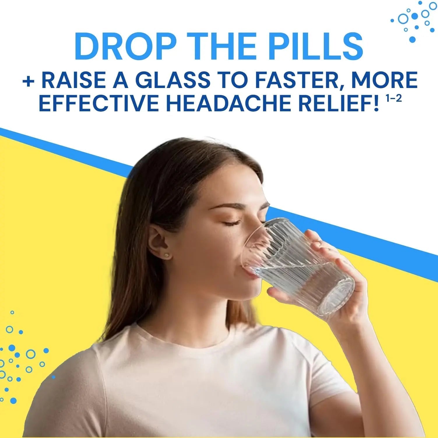 Blowfish for Headaches | Maximum Strength Effervescent Pain Relief Tablets – Treats Headaches Fast, 2X Faster Than Pills – Lemon Flavor (2 Pack) - dailyvitalstore