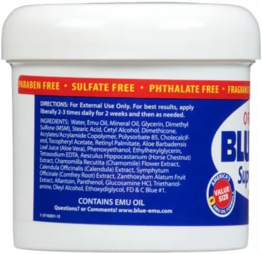 Blue Emu Cream, 1 Pack 12 oz - dailyvitalstore