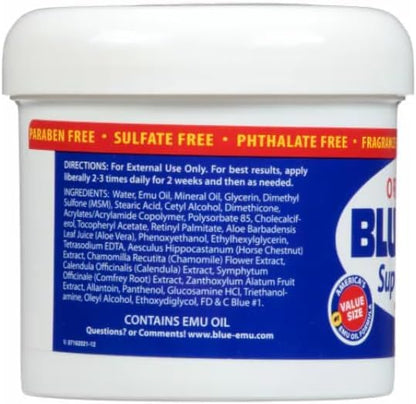 Blue Emu Cream, 1 Pack 12 oz - dailyvitalstore