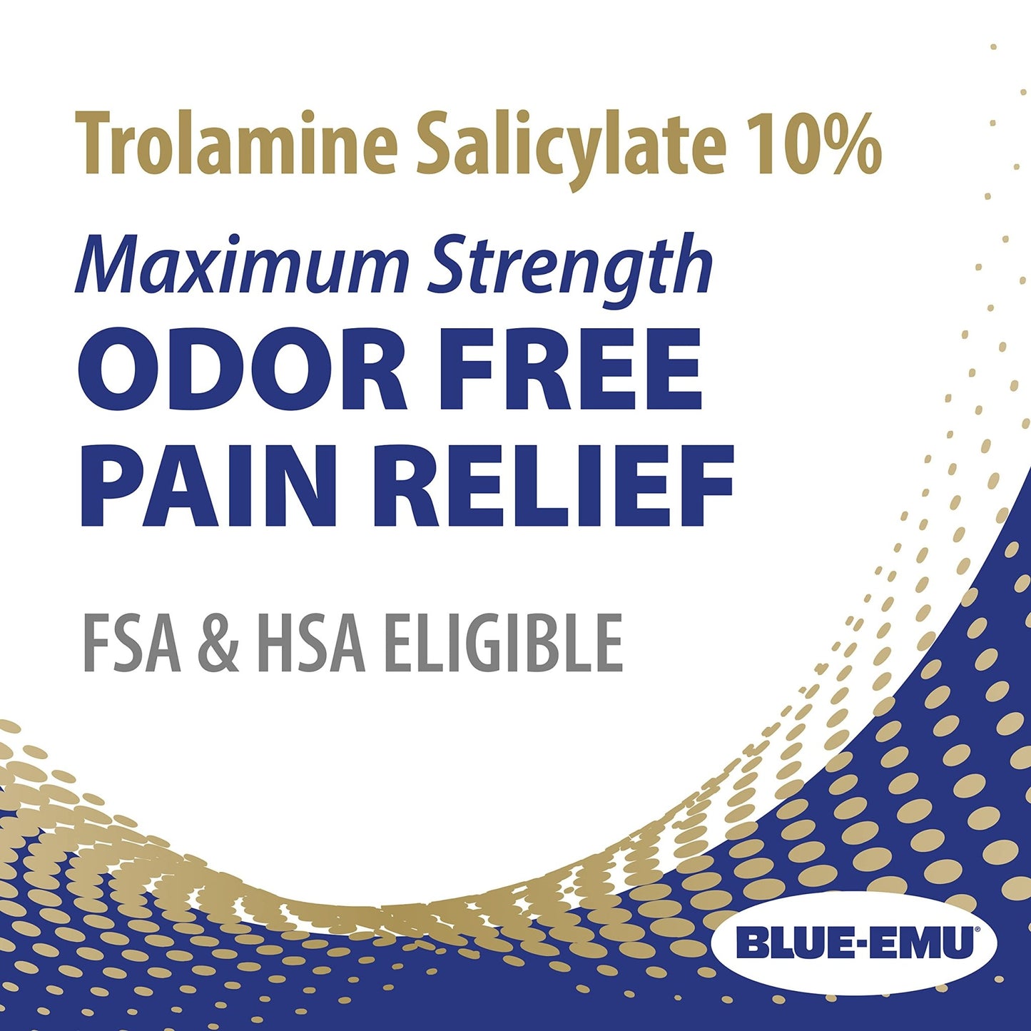 BLUE-EMU Maximum Pain Relief Cream for Arthritis, Muscle, & Joint Aches, 3 Oz, 1 Pack - dailyvitalstore