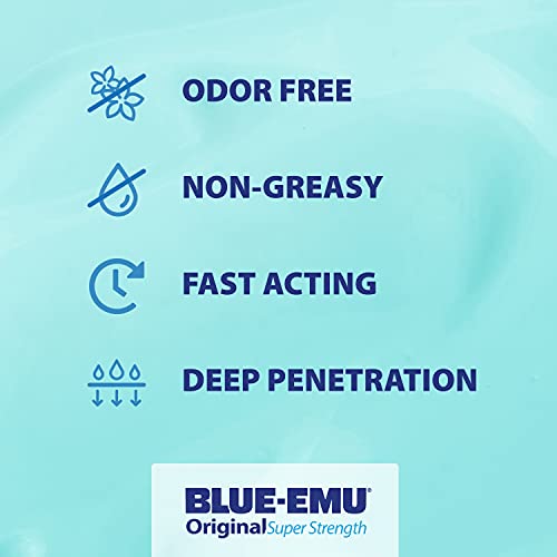 Blue-Emu Original Super Strength Cream, Soothing Muscle & Joint Support, 4 Oz - dailyvitalstore