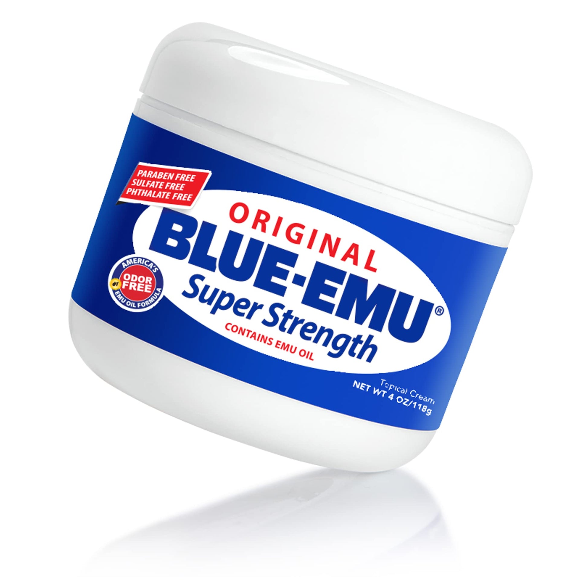 Blue-Emu Original Super Strength Cream, Soothing Muscle & Joint Support, 4 Oz - dailyvitalstore
