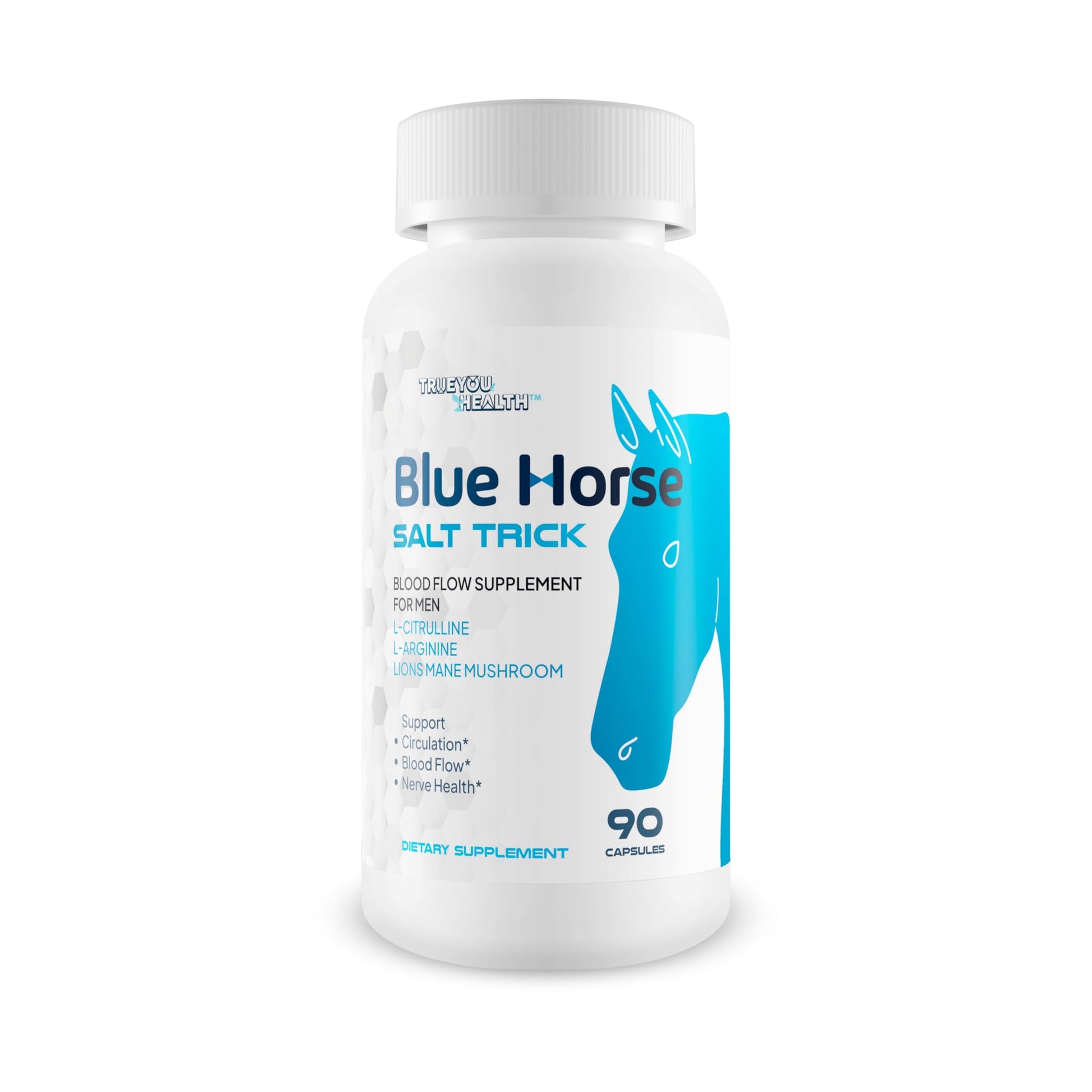 Blue Horse Salt Trick - Our Best Blood Flow Supplement for Men - Our Best Circulation Supplement - Male Circulation Supplements Nitric Oxide Vasodilator to Improve Blood Flow 7 Blue Salt Trick for Men - dailyvitalstore