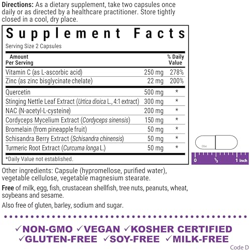 Bluebonnet Nutrition JustBreathe, Seasonal Support*, Non-GMO, Kosher Certified, Gluten-Free, Soy-Free, Dairy-Free, 30 Vegetable Capsules, 15 Servings - dailyvitalstore