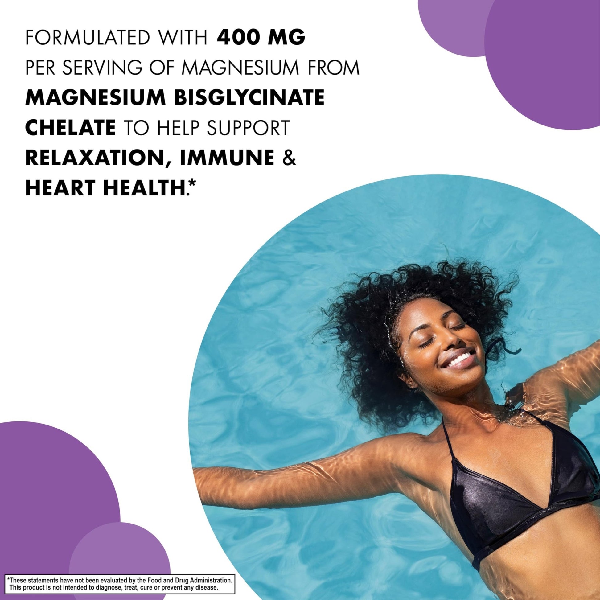 Bluebonnet Nutrition Magnesium Glycinate 400mg Maximum Absorption Mineral Complex Supports Energy Production & Enzyme Function - Non-GMO - dailyvitalstore