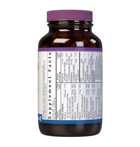 Bluebonnet Nutrition Men’s One Vegetable Capsule, Whole Food Multiple, K2, Organic, Energy, Vitality, Non-GMO, Gluten, Soy & Milk Free, Kosher, 3 Month Supply, 90 Count - dailyvitalstore