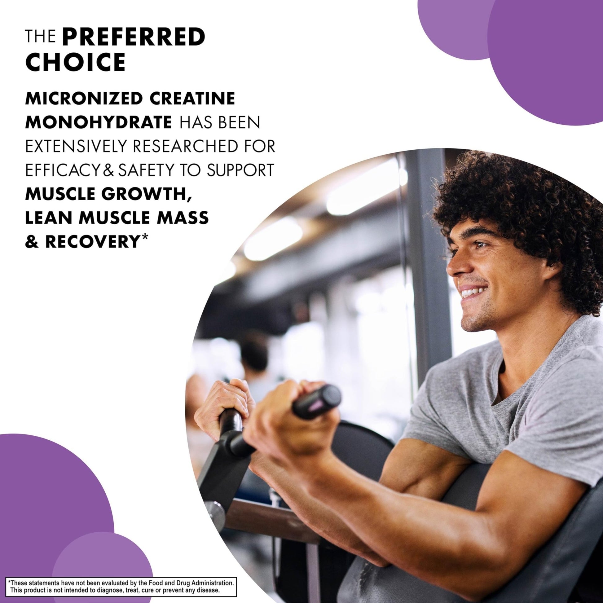 BlueBonnet Nutrition Micronized Creatine Monohydrate 5 g – Supports Lean Muscle Mass* - Non-GMO, Vegan, Kosher Certified, Gluten-Free, Soy-Free, Milk-Free - dailyvitalstore