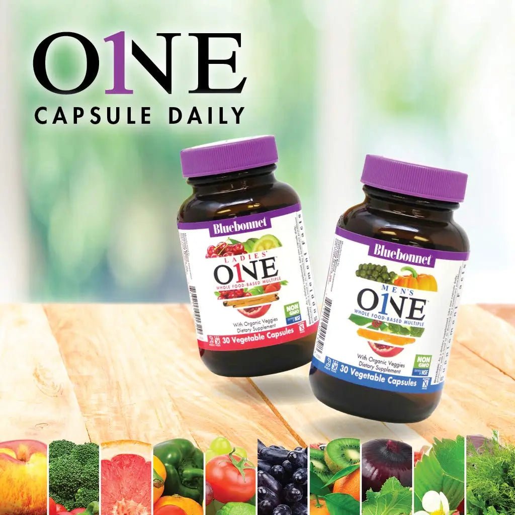 Bluebonnet Nutrition One for Men Whole Food-Based Multiple, Daily Nutrition*, Non-GMO, Vegetarian Friendly, Kosher - dailyvitalstore