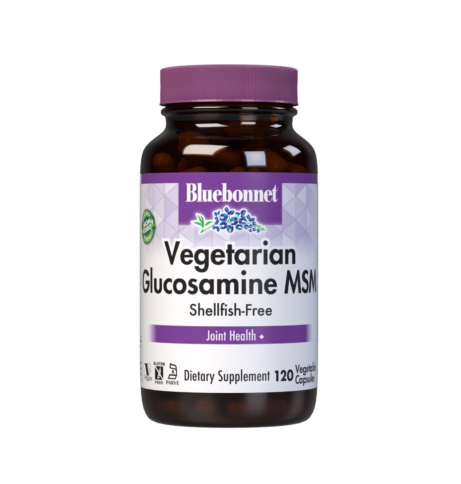 BlueBonnet Vegetarian Glucosamine Plus MSM Supplement, 120 Count ('743715011151) - dailyvitalstore
