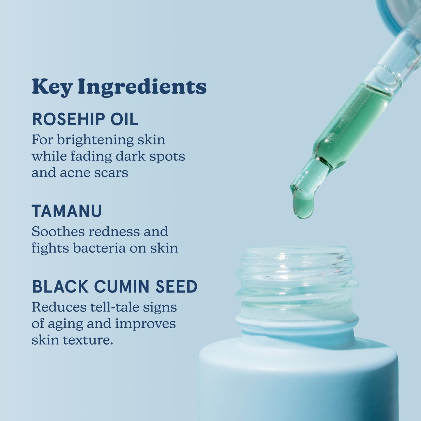 Blume Meltdown - Blue Tansy Face Oil - Acne Treatment + Pore Minimizer - Skin-Smoothing Face Serum with Black Cumin Seed & Rosehip Oil - Helps Calm Redness and Improve Texture (1 Fl oz) - dailyvitalstore
