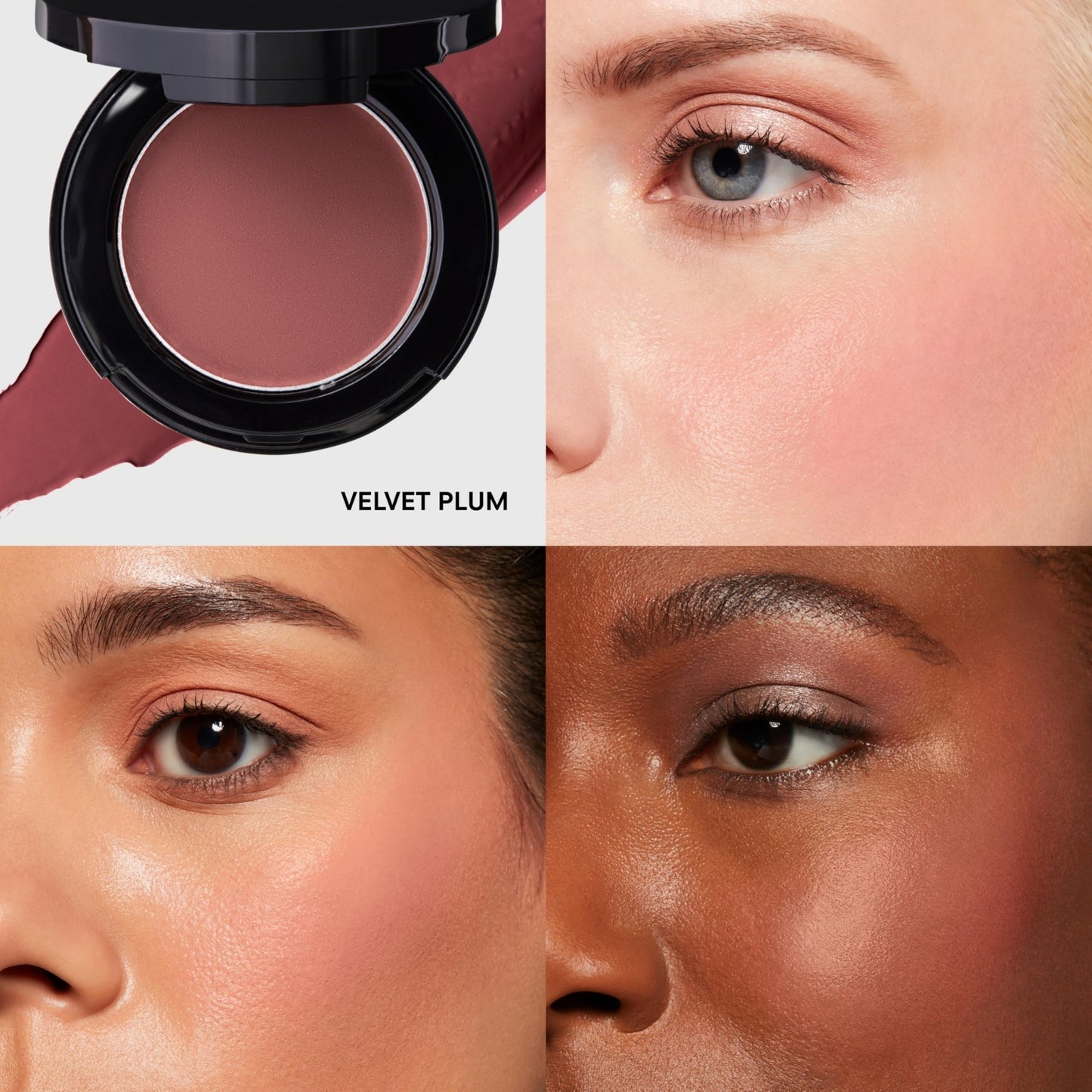 Bobbi Brown Pot Rouge | Multi-Use Cream Blush and Lip Tint | Dewy, Natural-Looking Flush for Cheeks and Lips | Mirrored Compact Travel-Size Face Makeup Blusher, Velvet Plum, 0.13 Ounce - dailyvitalstore