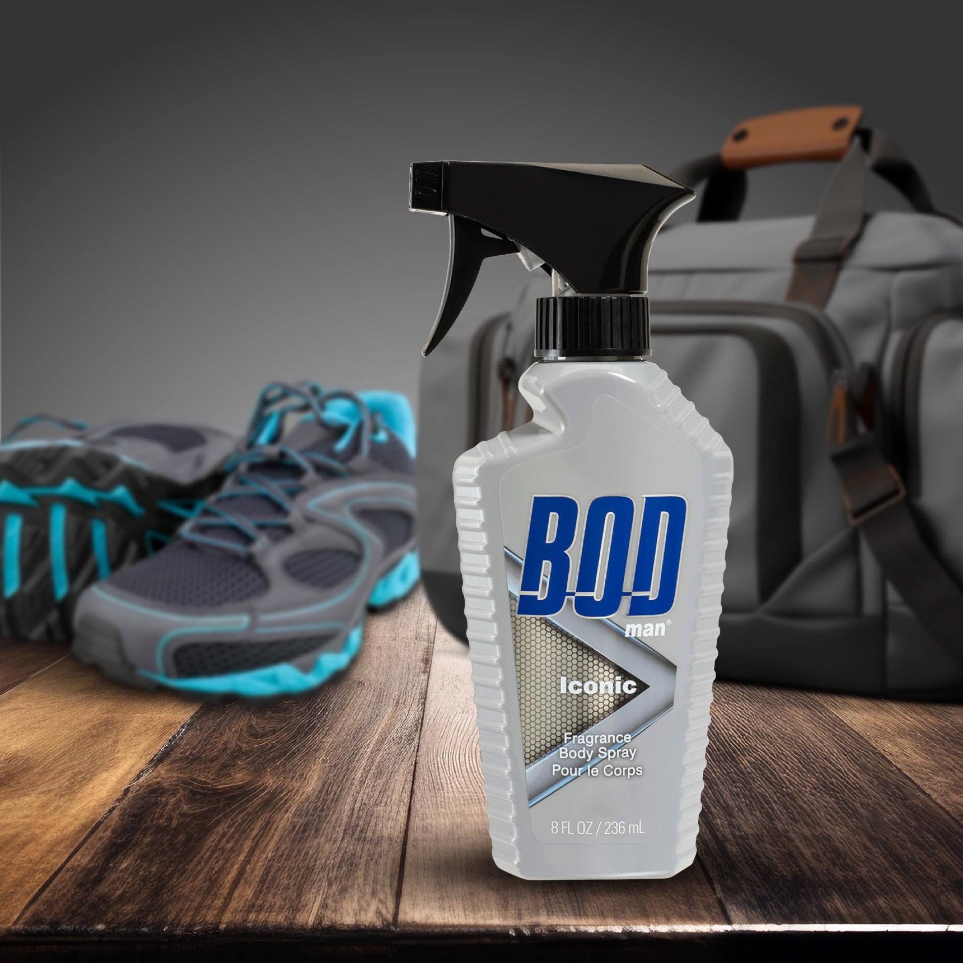 BOD man Fragrance Body Spray, Iconic, 8 fl oz - dailyvitalstore