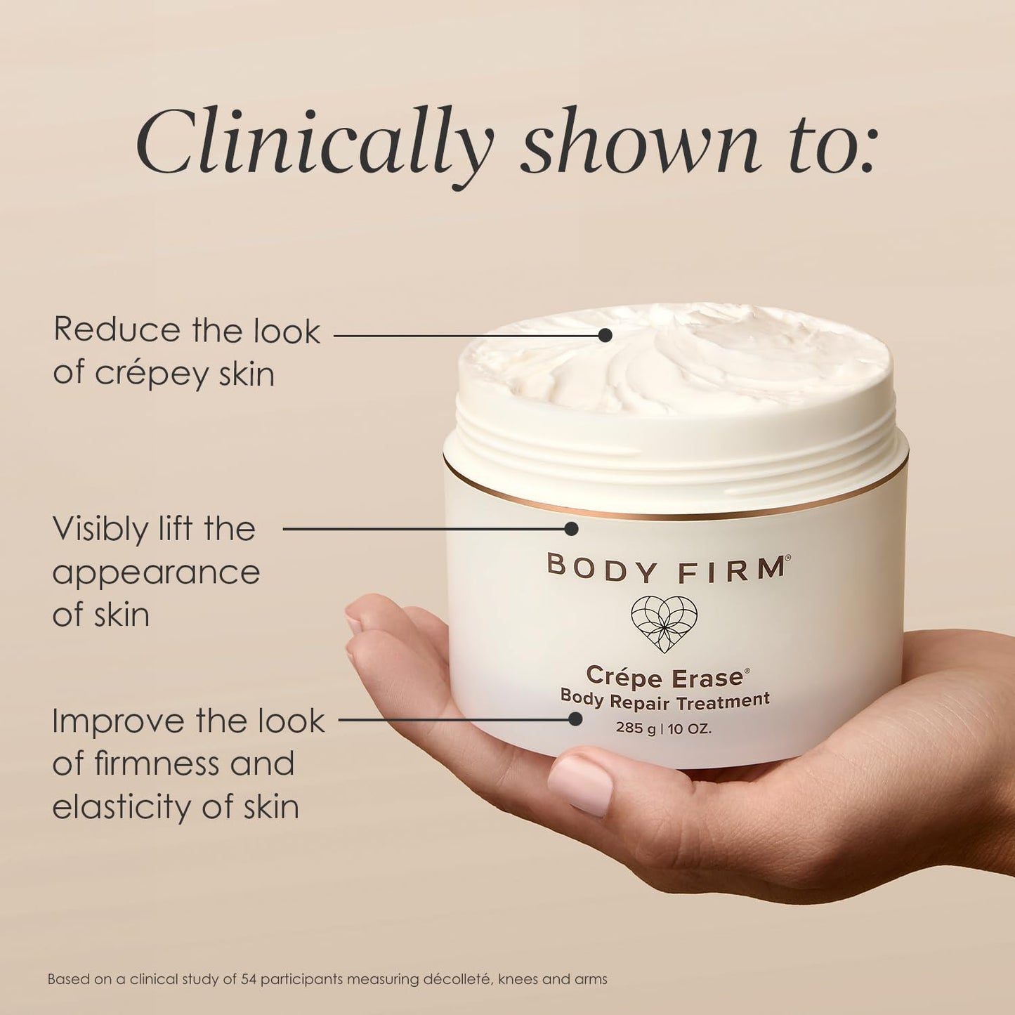 Body Firm Crepe Erase Body Repair Treatment, Anti Aging Firming Lotion with Collagen Peptides, Shea Butter, Vitamin E & Squalane, Cream For Women's Collagen Production, Citrus Scent, 10 Oz - dailyvitalstore