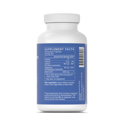 BodyBio Butyrate - Postbiotic for Gut Health, Digestive Support, Bloat, Gas & Constipation Relief, Leaky Gut Repair - Calcium, Magnesium - dailyvitalstore