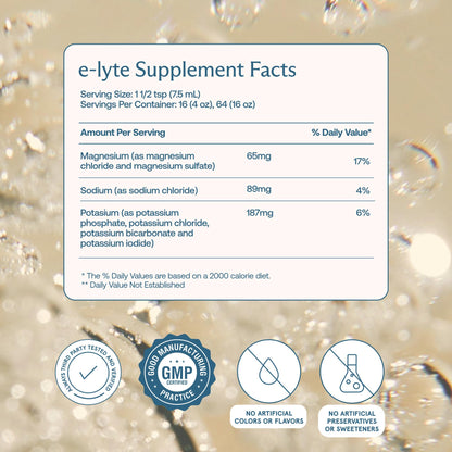 BodyBio e-lyte - Liquid Electrolyte Concentrate for Clean Hydration, Energy & Cramp Relief - No Sugar, No Artificial Flavors, No Fillers, Keto Friendly - dailyvitalstore