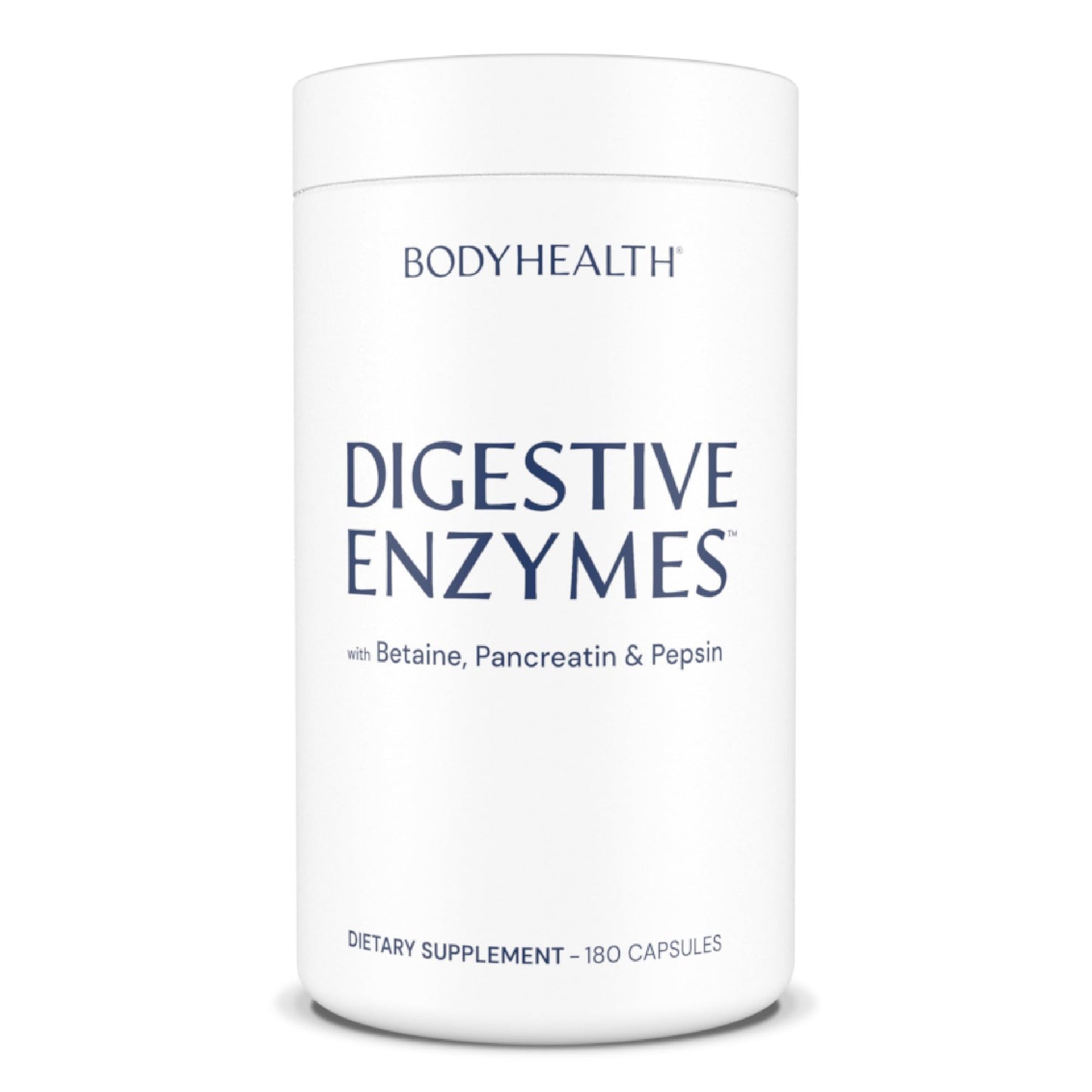 BodyHealth Digestive Enzymes Full Spectrum Digestive Support (180 caps), Betaine, Pepsin, Pancreatin BPP Loaded with Enzymes and Probiotics, Relief for Stomach Bloating, Heartburn, Gas, Constipation - dailyvitalstore