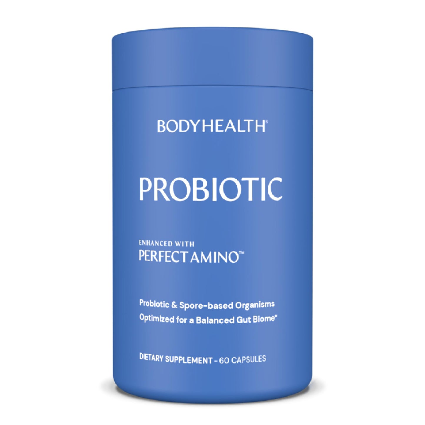 BodyHealth Probiotic Enhanced with PerfectAmino for Women and Men, Spore Based with Bifidobacterium, Lactobacillus Salivarius, - dailyvitalstore