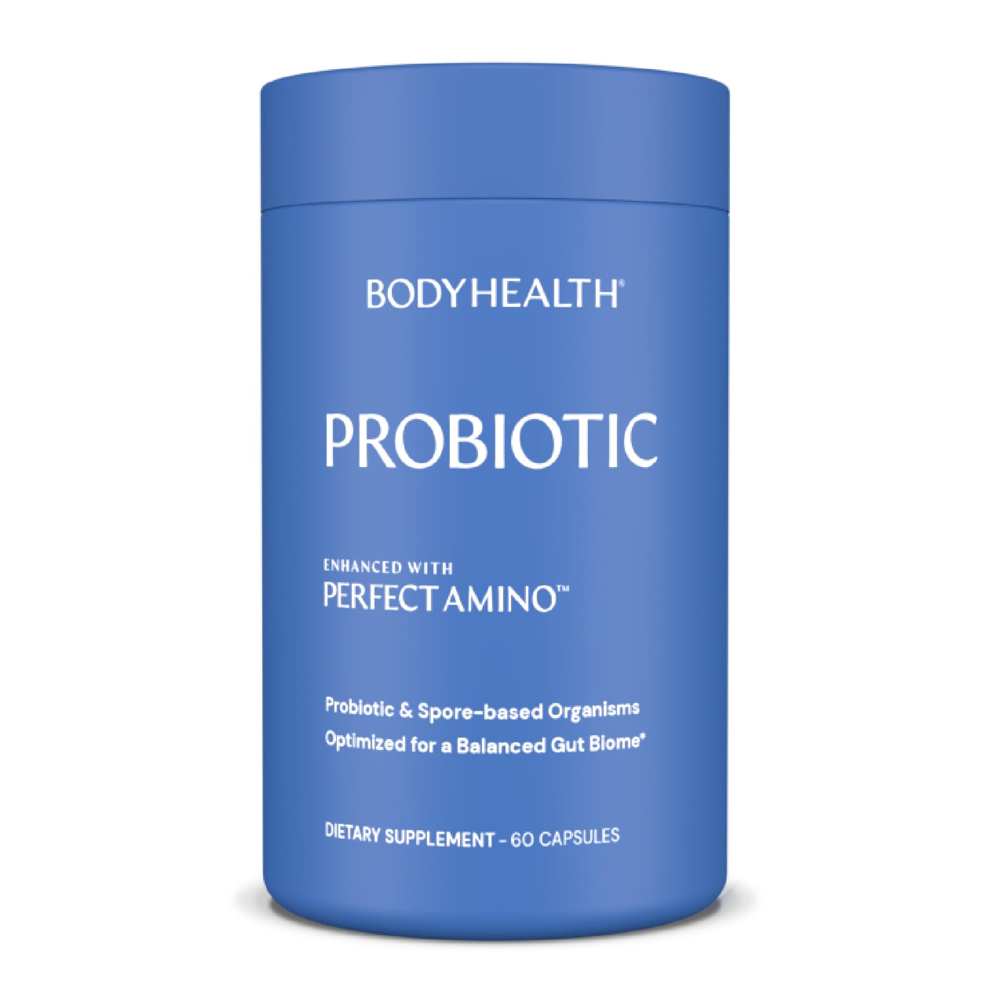BodyHealth Probiotic Enhanced with PerfectAmino for Women and Men, Spore Based with Bifidobacterium, Lactobacillus Salivarius, - dailyvitalstore