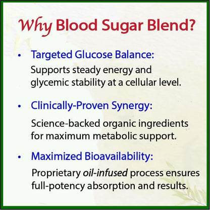 Bodymune USDA Organic Blood Sugar Blend | Supports Healthy Metabolism* | with Bitter Melon, Moringa, Aloe Vera, Nopal, Papaya Extracts & More | 60-Day Supply | Vegan & Non-GMO | USA-Made - dailyvitalstore