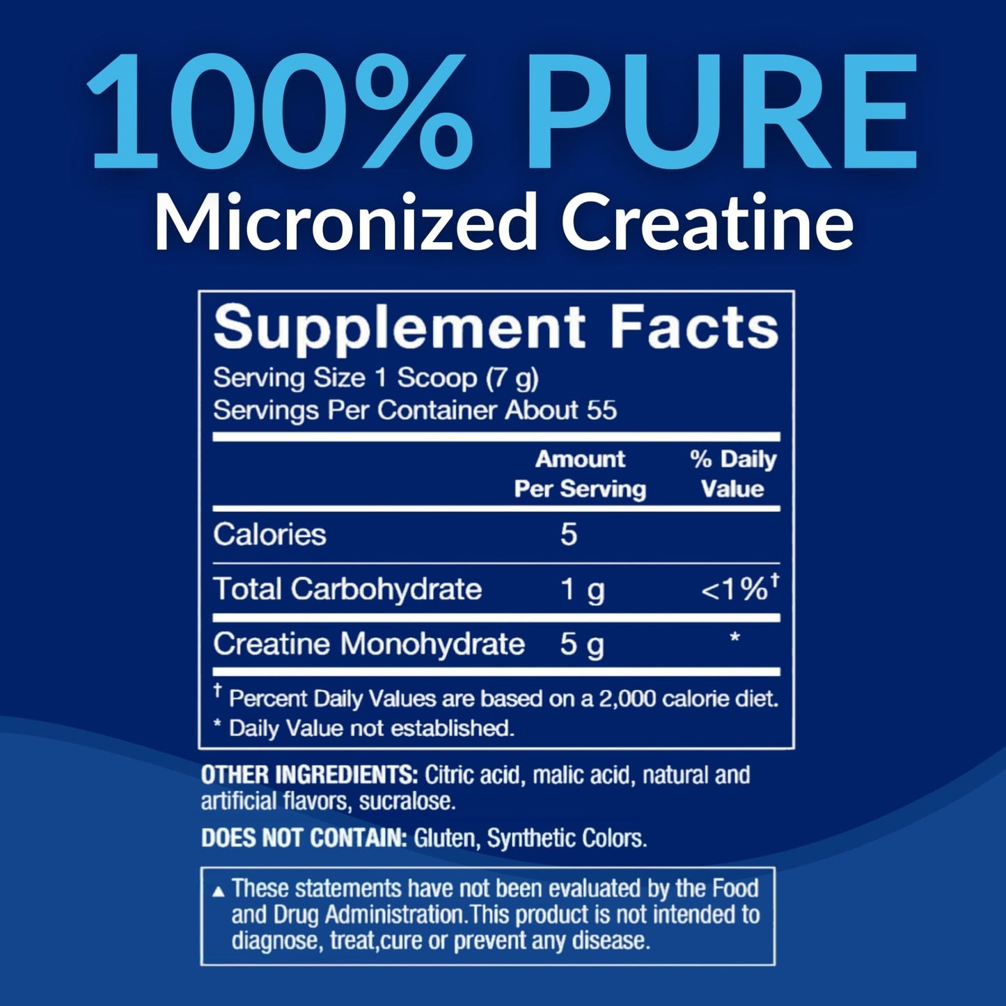BodyTech 100% Pure Creatine Monohydrate Powder - Micronized for Maximum Absorption - Supports Muscle Strength & Power Output - dailyvitalstore