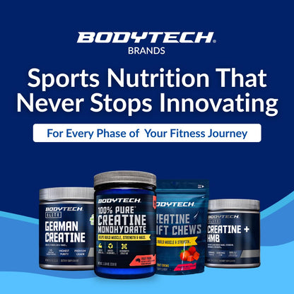 BodyTech Creatine Monohydrate Powder a Micronized a Fruit Punch (11.64 Oz./55 Servings) - dailyvitalstore