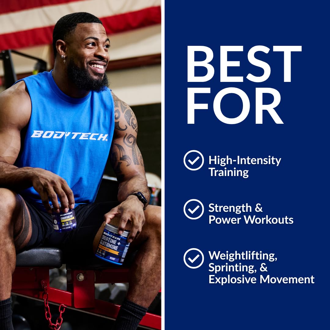 BodyTech Creatine Monohydrate Powder a Micronized a Fruit Punch (11.64 Oz./55 Servings) - dailyvitalstore