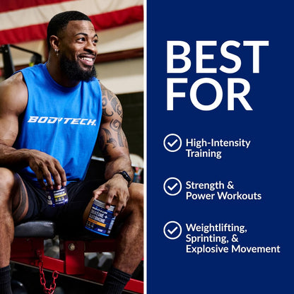 BodyTech Creatine Monohydrate Powder a Micronized a Fruit Punch (11.64 Oz./55 Servings) - dailyvitalstore