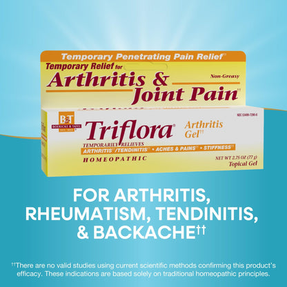 Boericke and Tafel Triflora Arthritis Gel, 2.75 Ounce - dailyvitalstore
