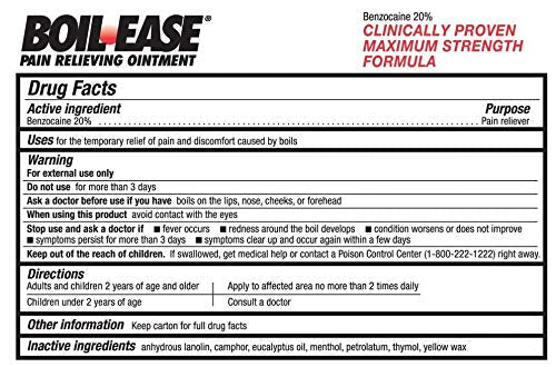 Boil Ease Pain Relieving Ointment, 2 Pack - dailyvitalstore