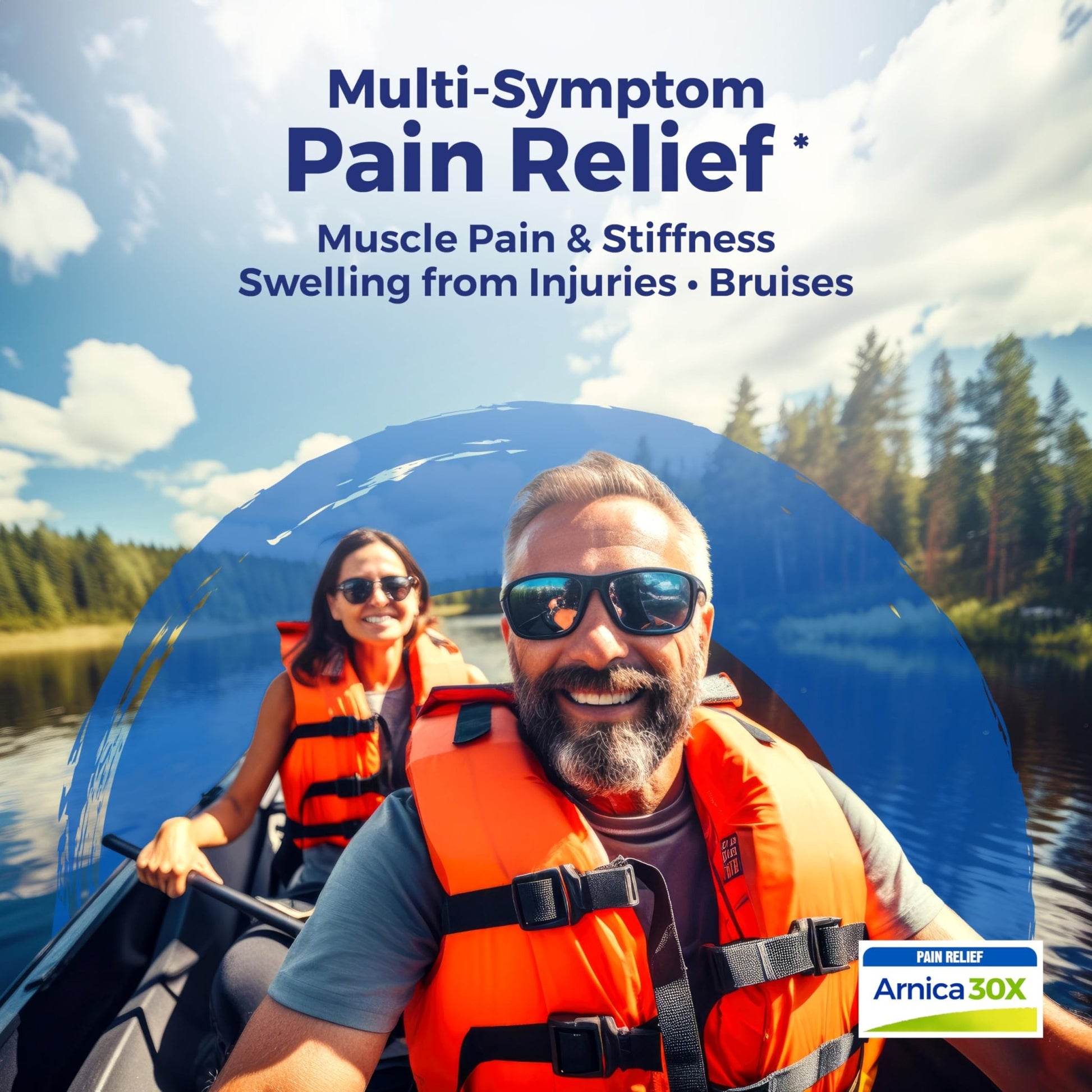 Boiron Arnica Montana 30X Homeopathic Medicine for Relief from Muscle Pain, Muscle Stiffness, Swelling from Injury, and Discoloration from Bruises - 3 Count (240 Pellets) - dailyvitalstore