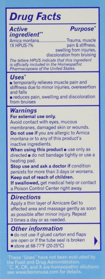 Boiron Arnicare Arnica Gel, 2.6 Ounce (Pack of 3) - dailyvitalstore