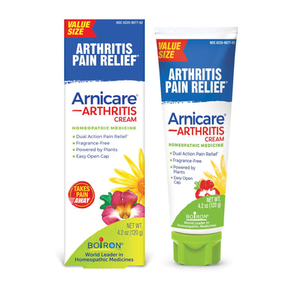 Boiron Arnicare Arthritis Cream for Pain Relief of Knees, Hands, Wrists, Elbows, Joints & Muscles – Quickly Absorbed & Fragrance-Free – 4.2 oz - dailyvitalstore