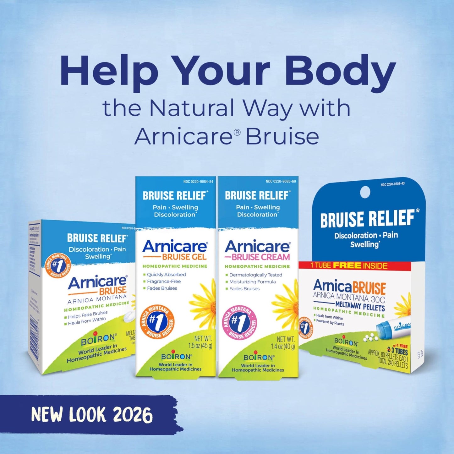 Boiron Arnicare Bruise Cream for Pain Relief from Bruising and Swelling or Discoloration from Injury - 1.4 oz - dailyvitalstore