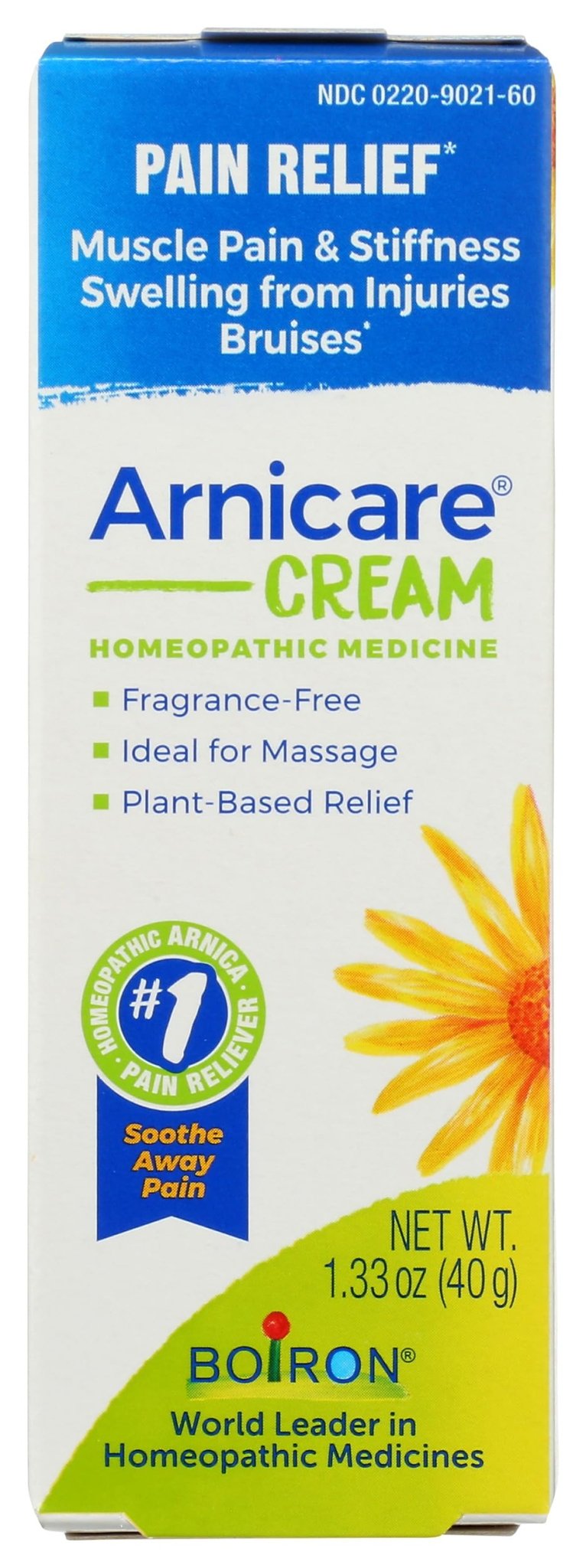 Boiron Arnicare Cream, Homeopathic Medicine for Pain Relief, 1.3 Ounce (Pack of 1) - dailyvitalstore