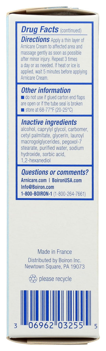 Boiron Arnicare Cream, Homeopathic Medicine for Pain Relief, 1.3 Ounce (Pack of 1) - dailyvitalstore