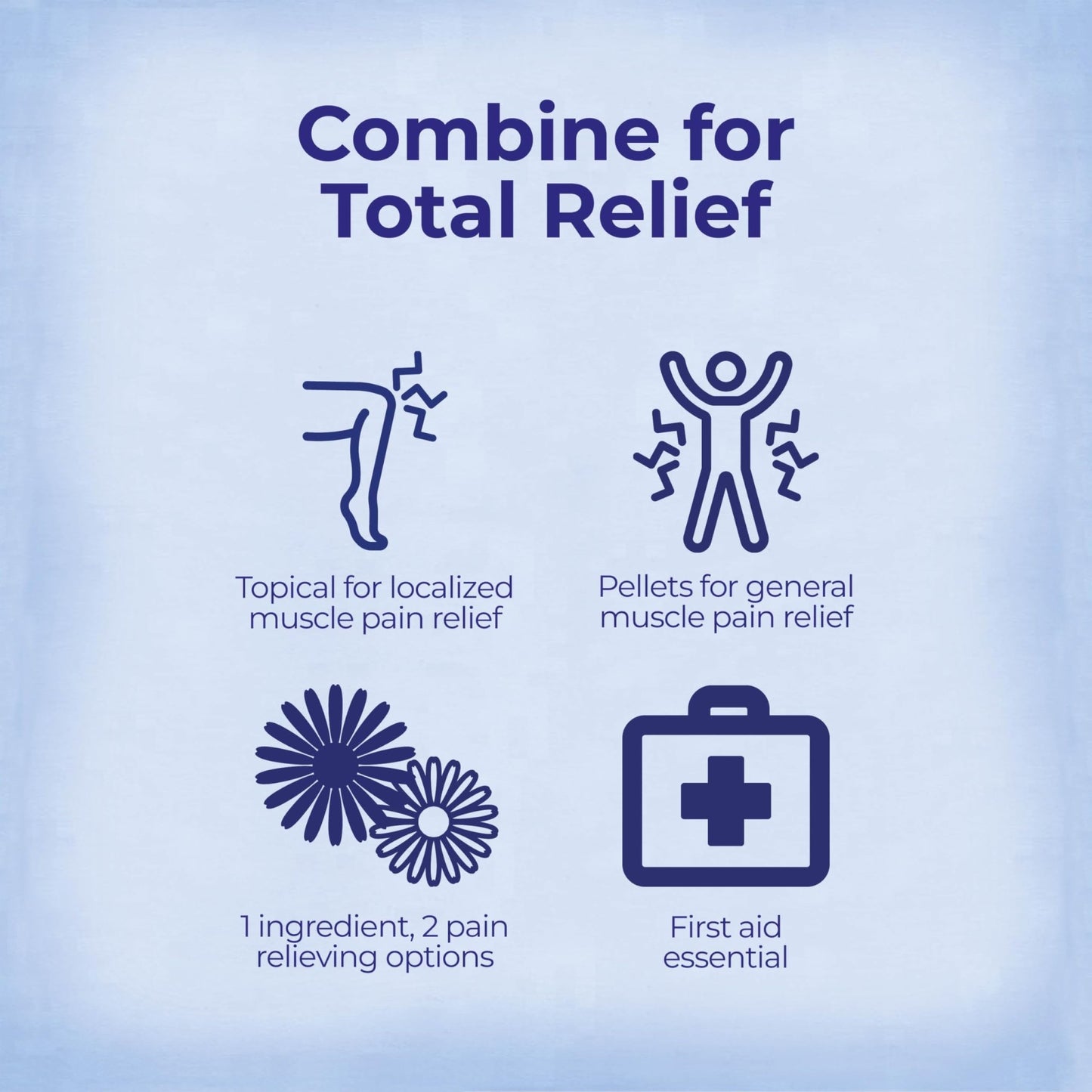 Boiron Arnicare Gel and Arnica 30c Value Pack for Pain Relief, Muscle Soreness, and Swelling from Bruising or Injury - 2.6 oz + 80 Pellet Tube - dailyvitalstore