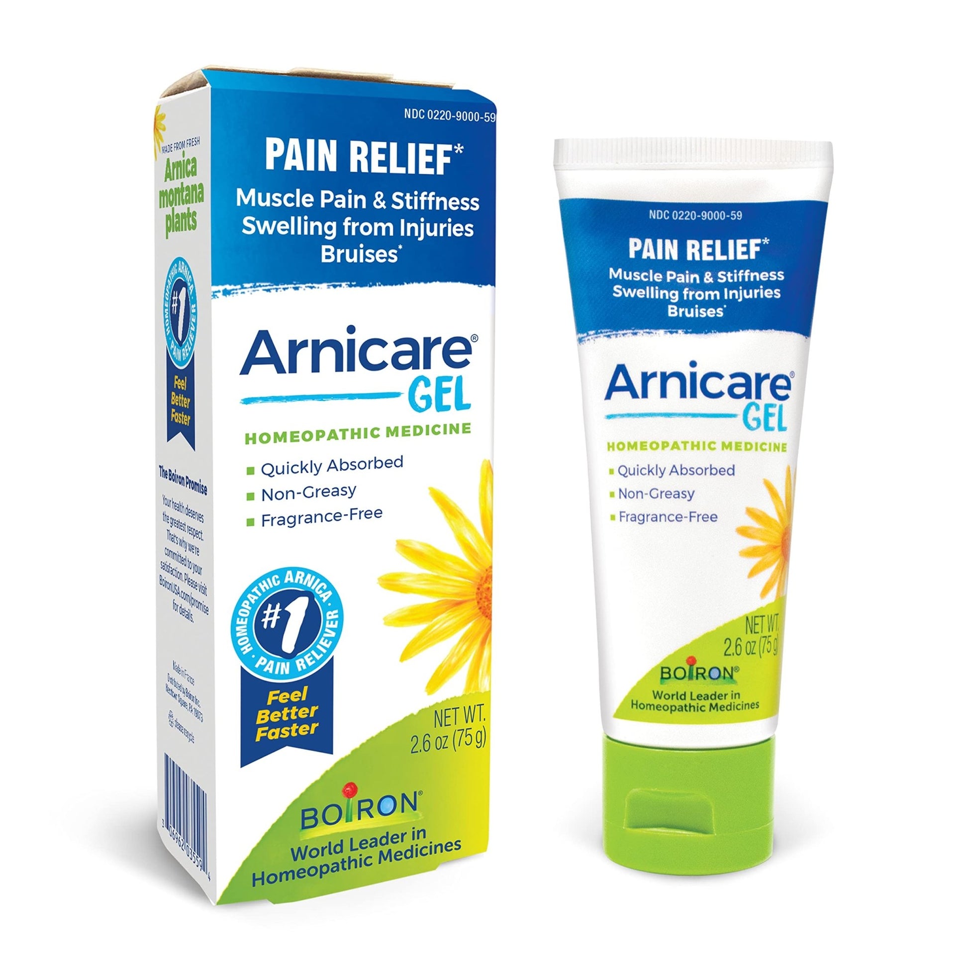 Boiron Arnicare Gel & Bruise Gel Bundle for Soothing Relief of Joint & Muscle Pain, Bruises or Injury - Unisex-Adults & Kids - dailyvitalstore
