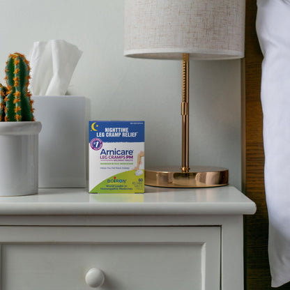 Boiron Arnicare Leg Cramps PM for Nighttime Relief from Cramping and Stiffness in Feet or Calves - 60 Tablets - dailyvitalstore
