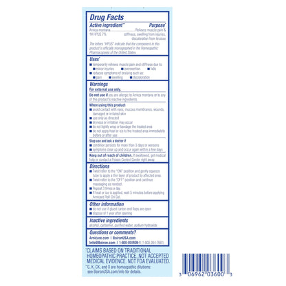 Boiron Arnicare Roll-On for Relief of Joint Pain, Muscle Pain, Muscle Soreness, and Swelling from Bruises or Injury - Cooling Metal Roller and Fragrance-Free - 1.5 oz - dailyvitalstore