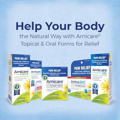 Boiron Arnicare Roll-On for Relief of Joint Pain, Muscle Pain, Muscle Soreness, and Swelling from Bruises or Injury - Cooling Metal Roller and Fragrance-Free - 1.5 oz - dailyvitalstore