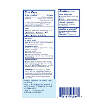 Boiron Arnicare Roll-on gel, for bruising, pain, stiffness, aches, Homeopathic Medicine for Pain Relief, 1.5 Ounce (Pack of 1) - dailyvitalstore