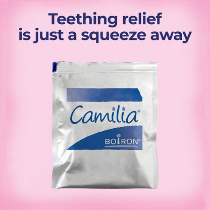 Boiron Camilia Teething Drops for Daytime and Nighttime Relief of Painful or Swollen Gums and Irritability in Babies - 30 Count - dailyvitalstore