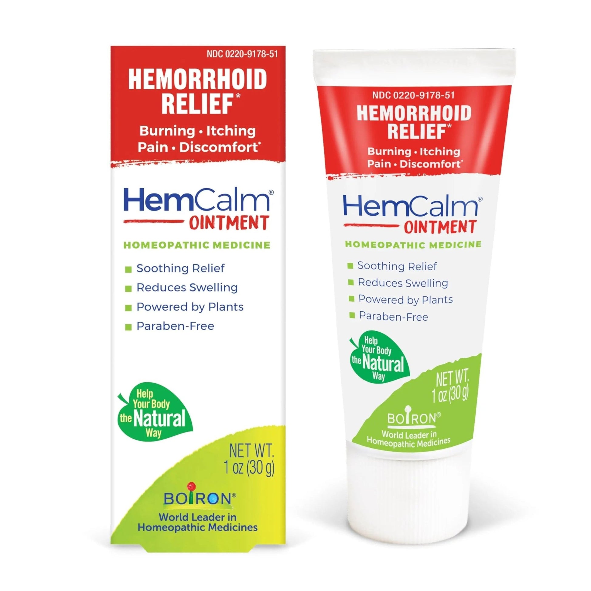 Boiron HemCalm Ointment for Hemorrhoid Relief of Pain, Itching, Swelling or Discomfort - 1 oz - dailyvitalstore