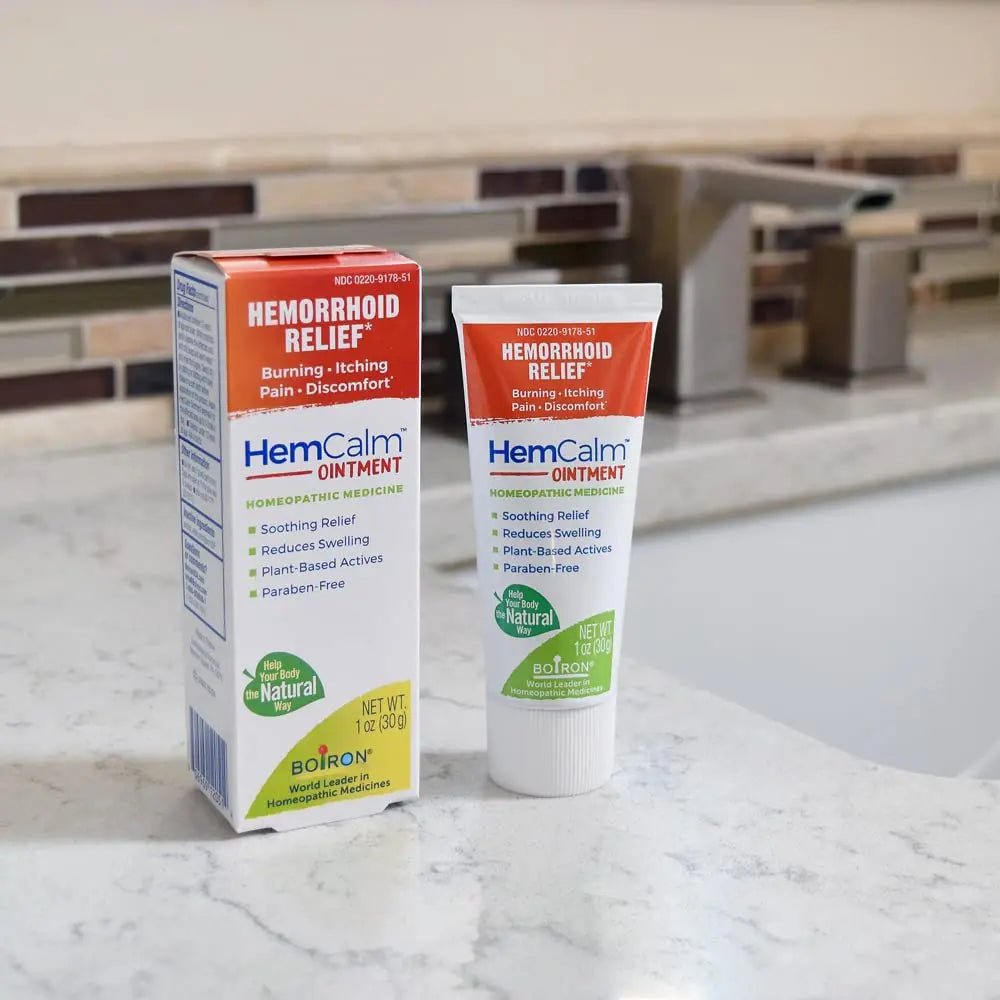 Boiron HemCalm Ointment for Hemorrhoid Relief of Pain, Itching, Swelling or Discomfort - 1 oz - dailyvitalstore