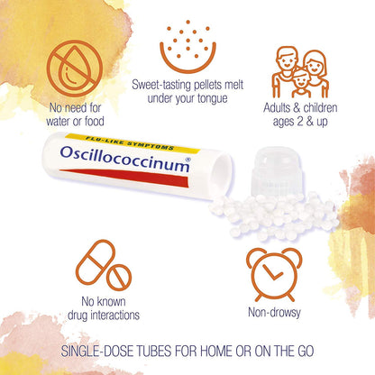 Boiron Oscillococcinum 36 Doses Homeopathic Medicine for Flu-Like Symptoms - dailyvitalstore