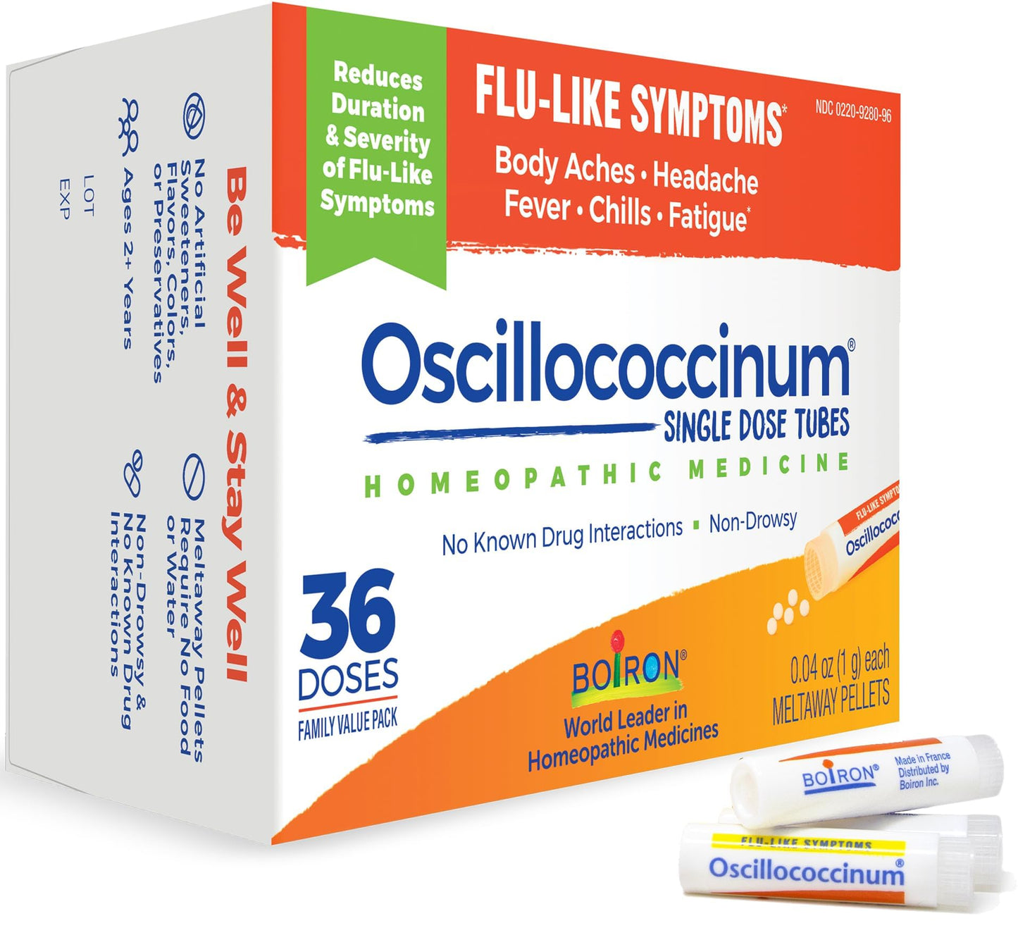 Boiron Oscillococcinum 36 Doses Homeopathic Medicine for Flu-Like Symptoms - dailyvitalstore