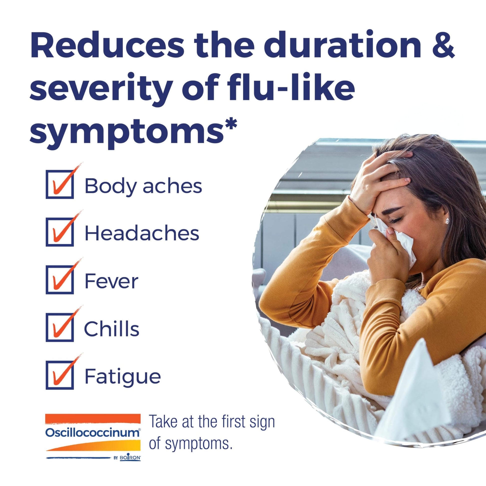 Boiron Oscillococcinum for Relief from Flu-Like Symptoms of Body Aches, Headache, Fever, Chills, and Fatigue - 30 Doses - dailyvitalstore